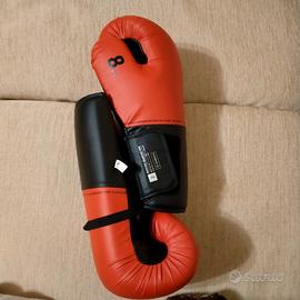 Guantoni adulto boxe 100 rossi misura 8 oz