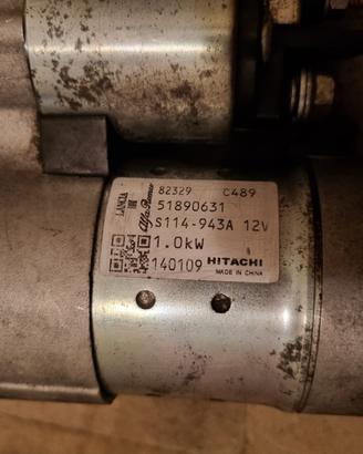 MOTORINO AVVIAMENTO FIAT PANDA 1200 BENZINA