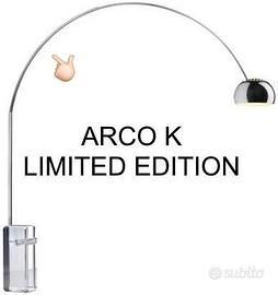 Flos Arco k LIMITED EDITION SOLO base in cristallo
