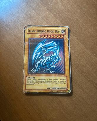 Drago Bianco Occhi Blu