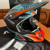 Casco airoh twist 3 shard orange matt