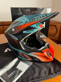 Casco airoh twist 3 shard orange matt