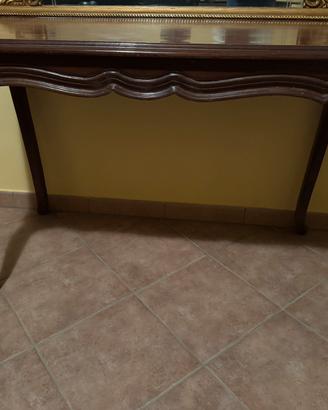 Tavolo con specchiera antico