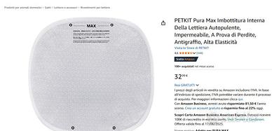 PETKIT Pura Max - Fodera Interna Impermeabile Per Lettiera Autopulente | Antigraffio E Antifuoriuscite - Foto 8