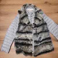 giubbotto cincillà  pelliccia vera naturale