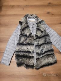 giubbotto cincillà  pelliccia vera naturale