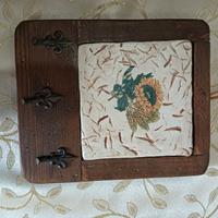 Quadretti portachiavi legno e ceramica