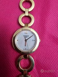 Orologio,-bracciale TISSOT PINKY  dorato 