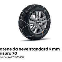 Catene da neve Standard misura 70 9mm