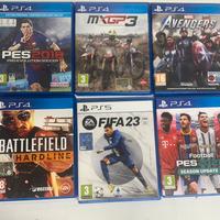 Giochi x ps4/5
