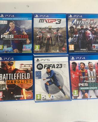 Giochi x ps4/5