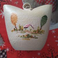 Cestino in ceramica Ceas e Fenice Albisola