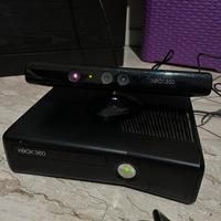 Xbox 360 e kinect con controller + giochi e cavo