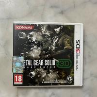 Metal gear solid snake eater , nintendo 3DS