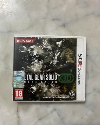 Metal gear solid snake eater , nintendo 3DS