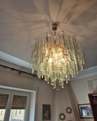 Lampadario in vetro di Murano