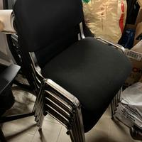 Set sedie da ufficio pari al nuovo