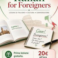 Italian for foreigners- first lesson is free