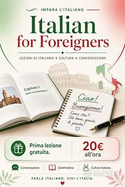 Italian for foreigners- first lesson is free