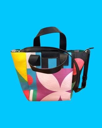 Borsa Desigual multicolore con fiori