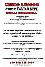 Cerchi una badante? Chiamami