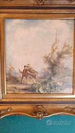 Quadro -FRITZ GEYER - Olio su Faesite -