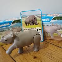Playmobil con 2 rinoceronti