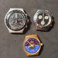 Lotto di 3 Swatch non funzionanti