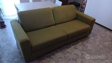 Divano letto 2 posti con materasso