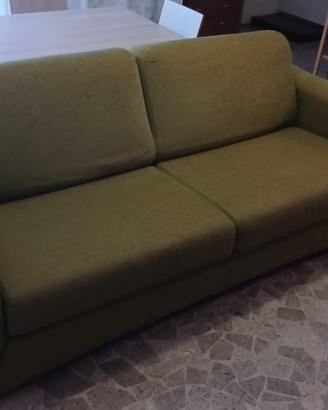 Divano letto 2 posti con materasso