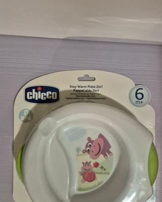 chicco piatto pappa calda stay warm 2in1
