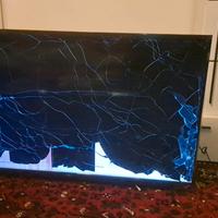 TV Samsung 65 pollici schermo rotto ma funzionante