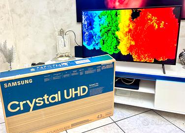 Tv Samsung Smart 4k Crystal UHD 43”pollici