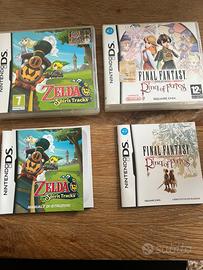 Zelda Final fantasy nintendo Ds