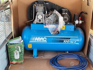 COMPRESSORE ABAC 100 LITRI NUOVO