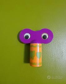 Temperino vintage a chiave per carica con occhi