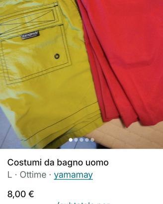 costumi uomo