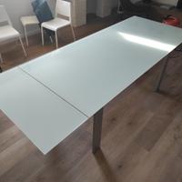 Tavolo allungabile Calligaris in vetro temperato