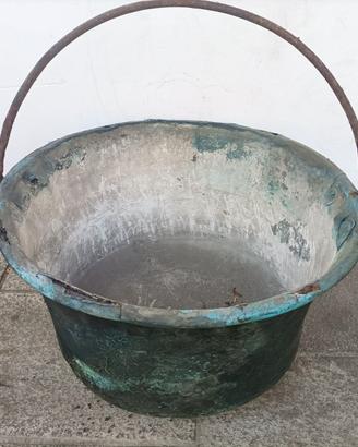 pentolone in rame antico