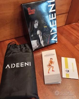 Kit fitness banda fasce esercizi palestra crossfit