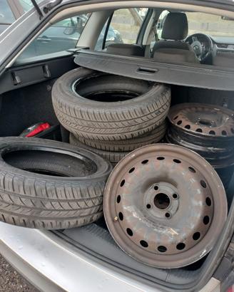 pneumatici 185/65 R15 88T Hankook/Feuvert + cerchi