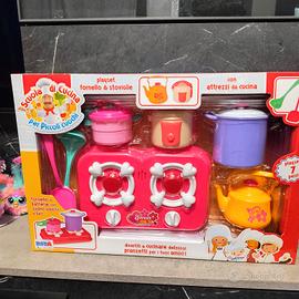 playset cucina fornello e stoviglie 