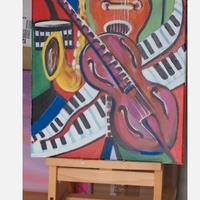 Quadro moderno acrilico su tela 40x50cm