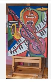 Quadro moderno acrilico su tela 40x50cm