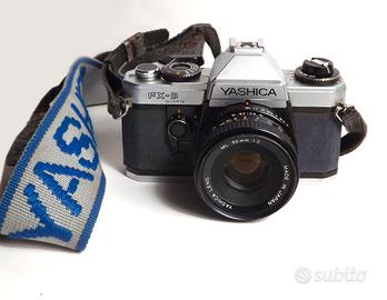 Yashica FX-D Quartz con obiettivi + lenti + borsa