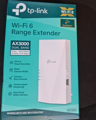 Ripetitore Wi-Fi (Range Extender) TP-Link RE700X