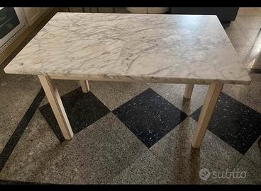 Cucina Fiamberti e tavolo 6 posti  marmo carrara