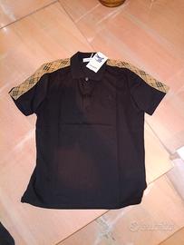 polo burberry nera XL che veste M