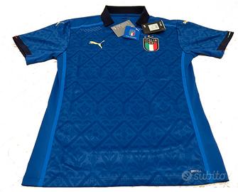 POLO FIGC CALCIO MARCA PUMA NUOVA CON ETICHETTA