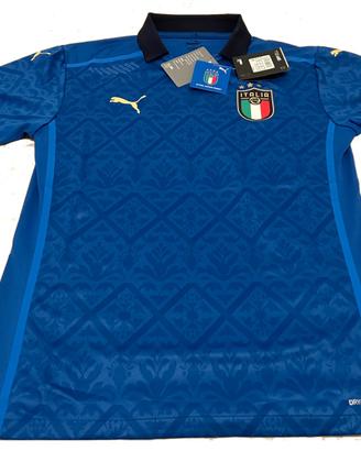POLO FIGC CALCIO MARCA PUMA NUOVA CON ETICHETTA